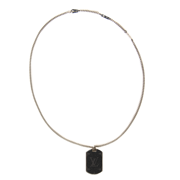 Louis Vuitton Monogram Canvas Eclipse Charms Necklace - Black