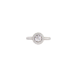 Pre-Owned Diamond Halo Engagement Ring