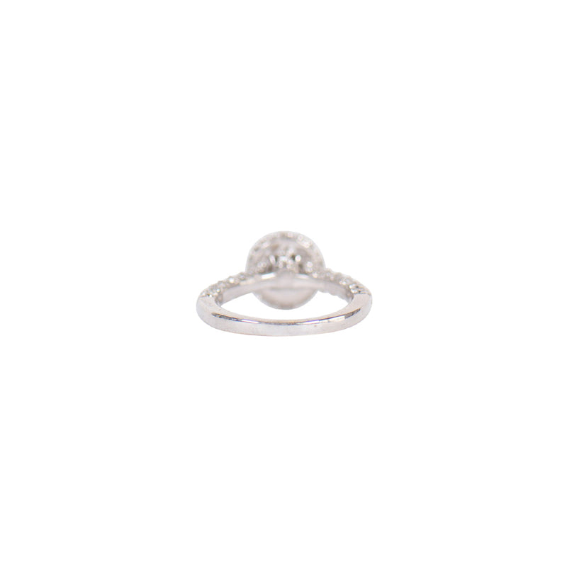 Pre-Owned Diamond Halo Engagement Ring