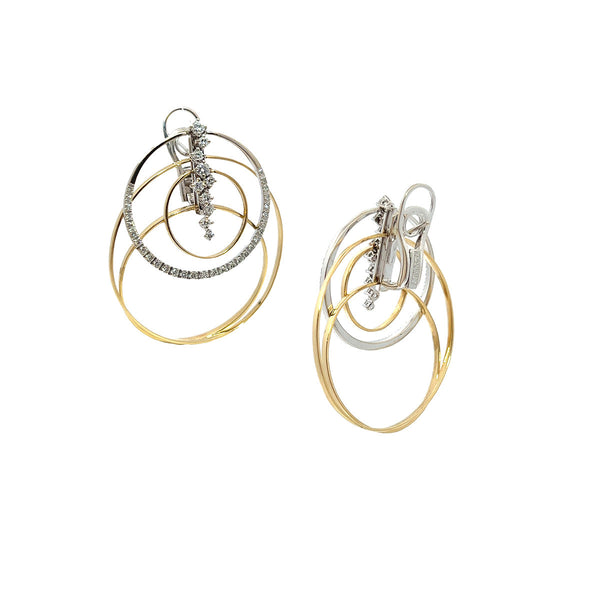 Pre-Owned Diamond Staurino Fratelli Mistral Earrings