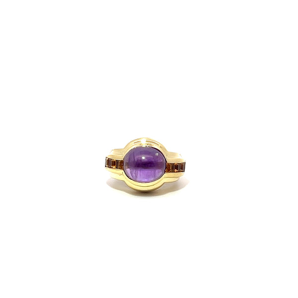 Pre-Owned Amethyst and Citrine Ring