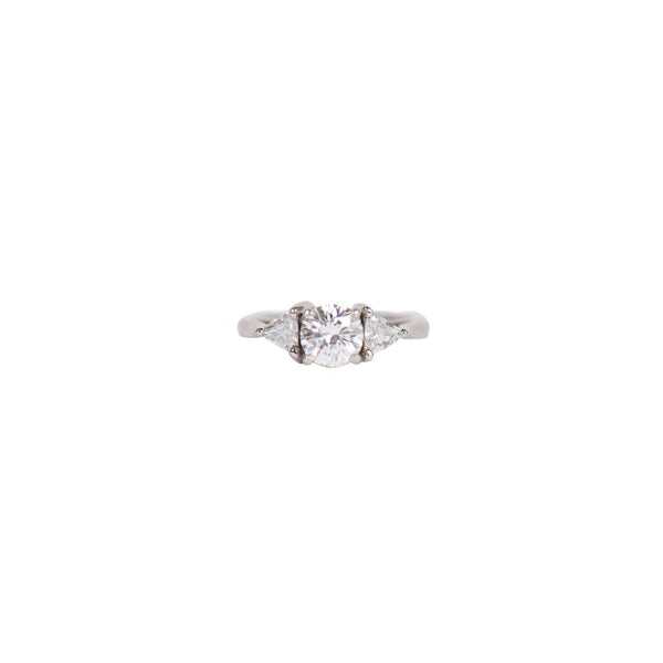 Pre-Owned Three Stone Diamond Engagement Ring