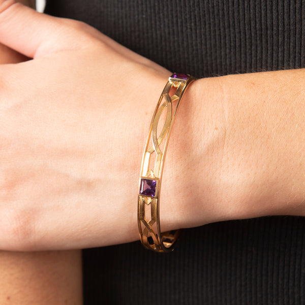 Pre-Owned Amethyst Bangle