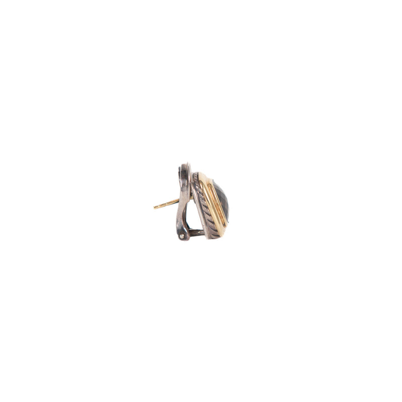 Pre-Owned David Yurman Two-Tone Quartz Albion Earrings