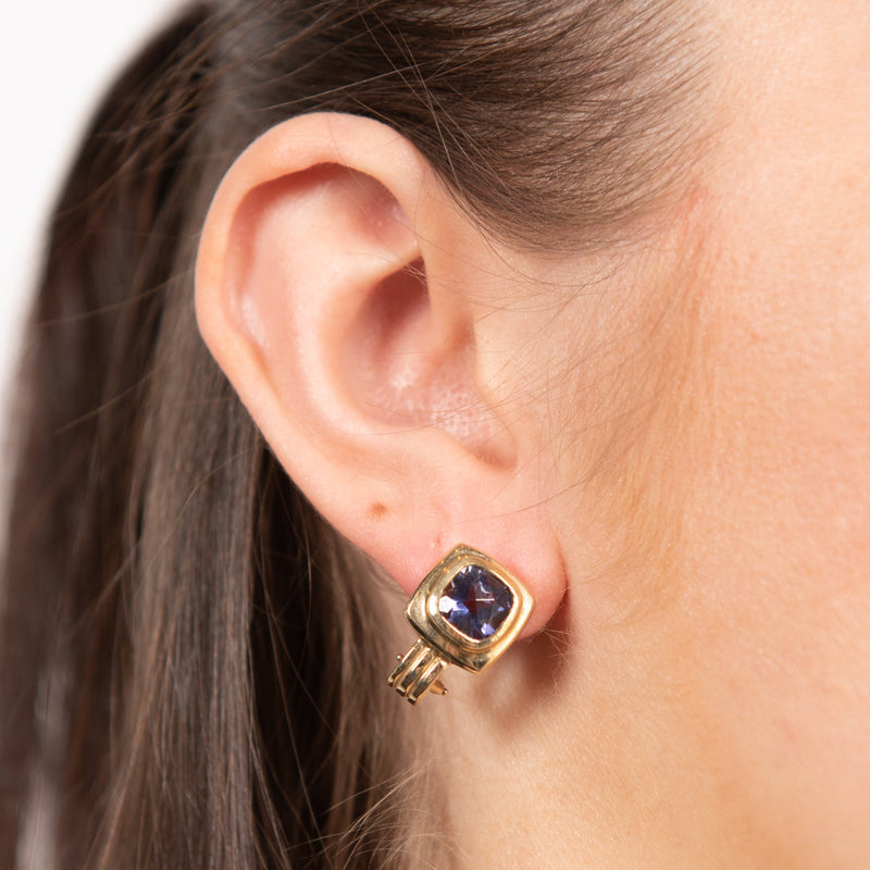 Pre-Owned Iolite Earrings