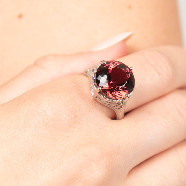 Pre-Owned Rubellite Tourmaline Ring