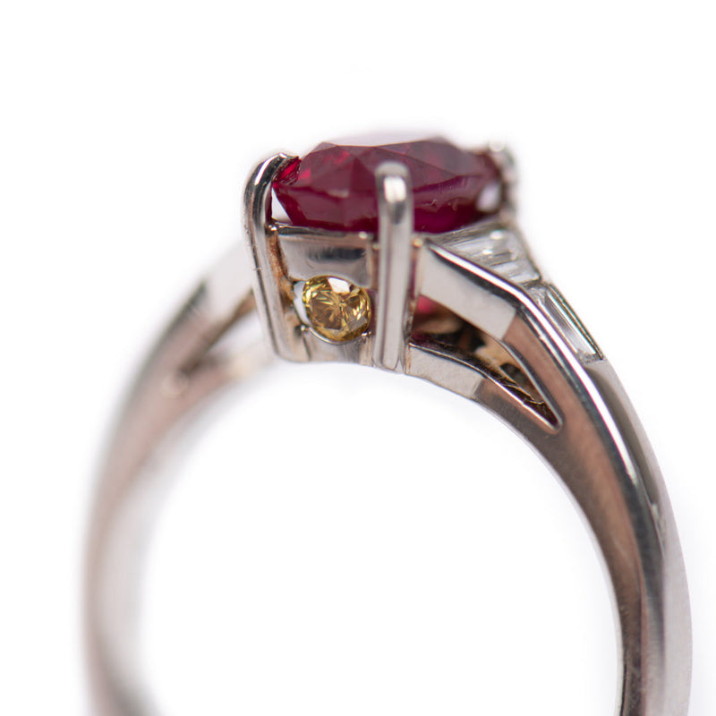 Pre-Owned Ruby and Diamond Ring