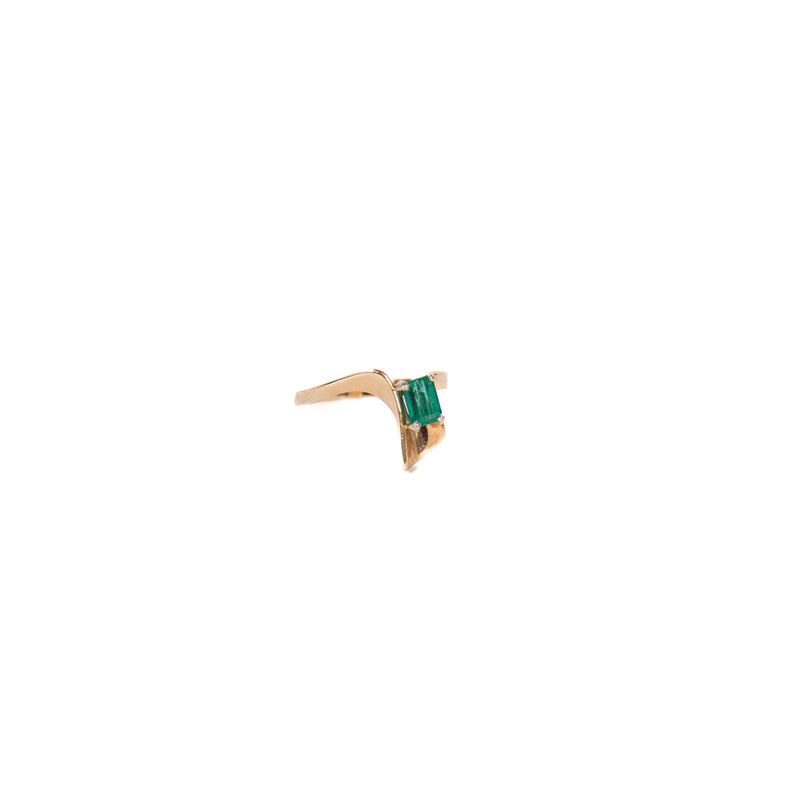 Pre-Owned Emerald Free Form Ring