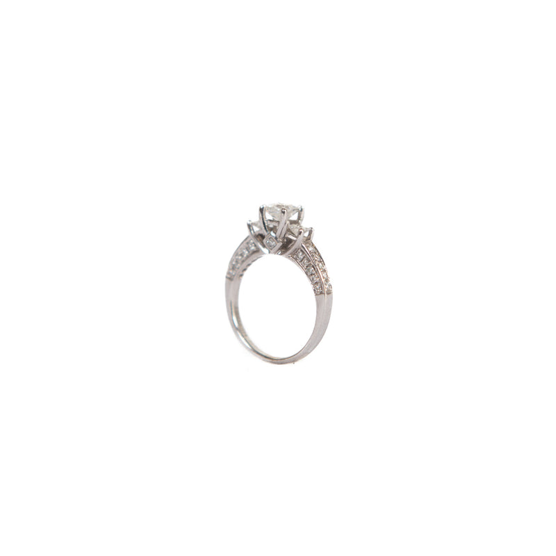 Pre-Owned Three Stone Diamond Engagement Ring