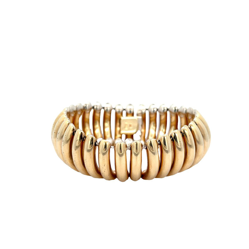 Pre-Owned Convex Ribbed Bracelet