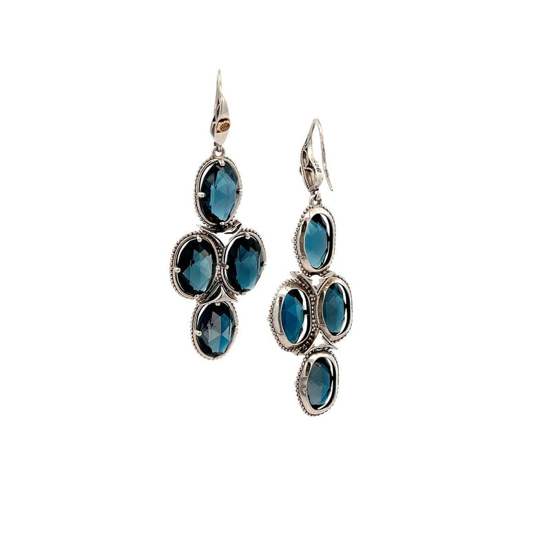 Pre-Owned Tacori London Blue Topaz Earrings