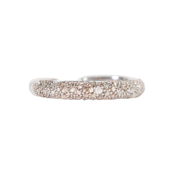 Pre-owned John Hardy Diamond Cinta cuff