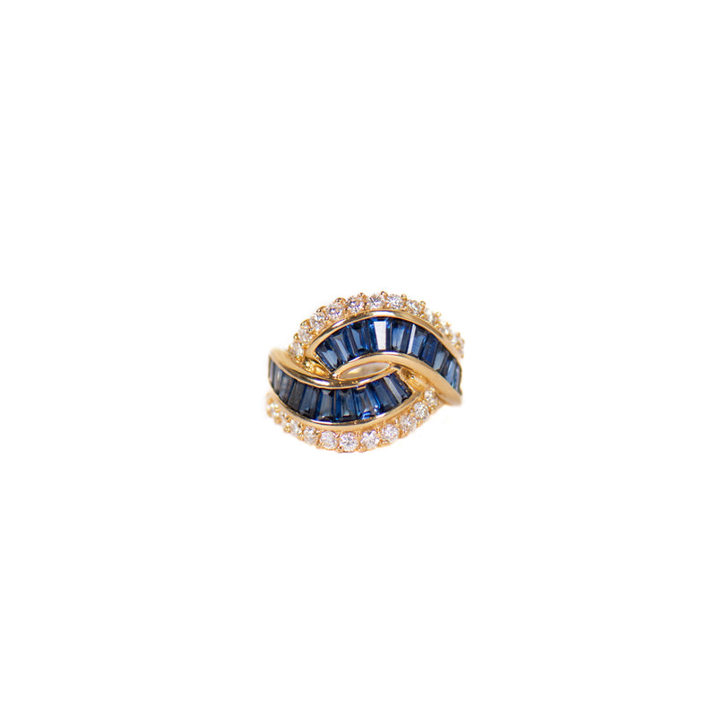 Pre-Owned Sapphire & Diamond Ring