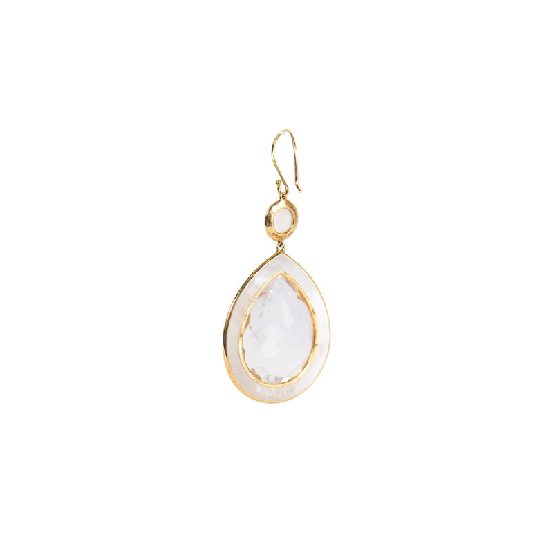 Pre-Owned Ippolita Mother of Pearl Ondine Teardrop Earrings