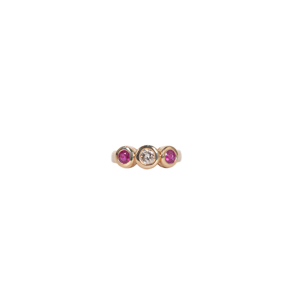 Pre-Owned Ruby and Diamond Ring