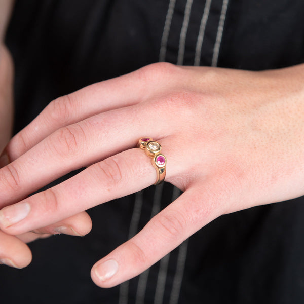 Pre-Owned Ruby and Diamond Ring