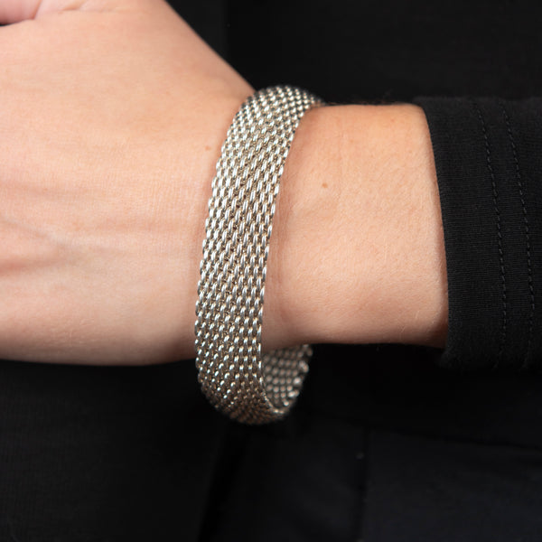 Pre-Owned Tiffany & Co. Somerset Mesh Bracelet