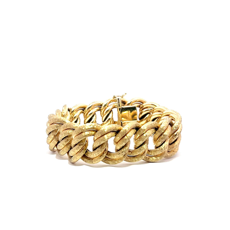 Pre-Owned Italian Wide Link Bracelet