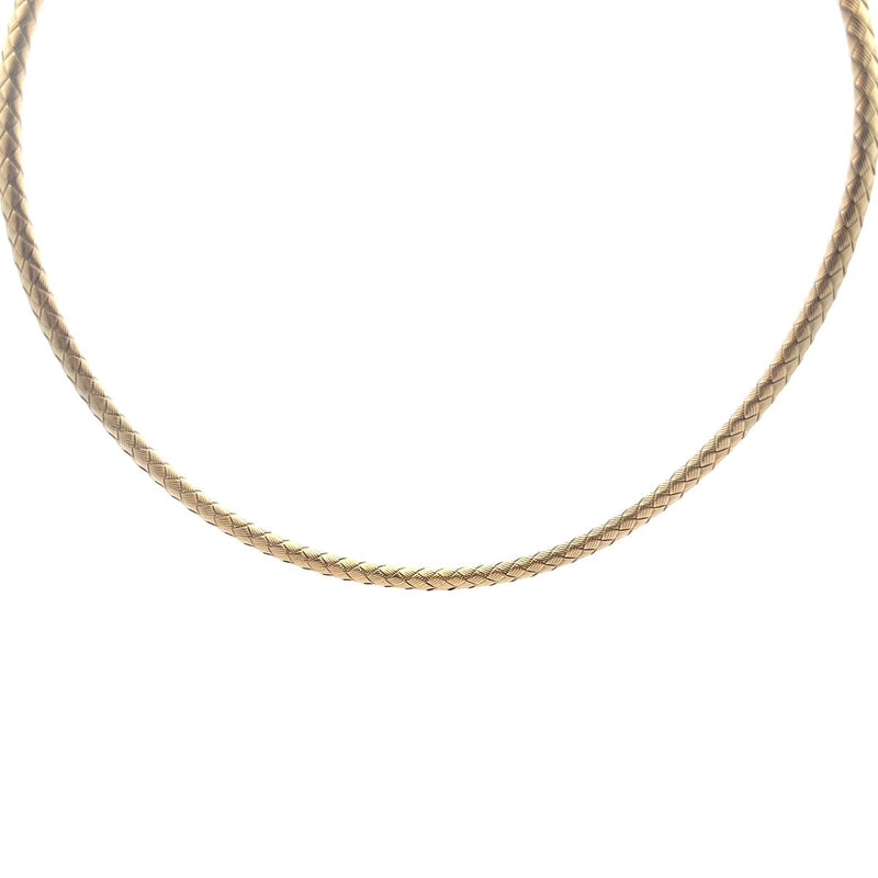 Pre-Owned Basket Weave Necklace