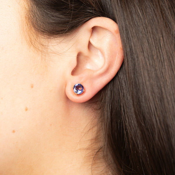 Pre-Owned Tanzanite Stud Earrings