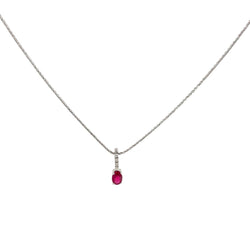 Pre-Owned Ruby and Diamond Pendant