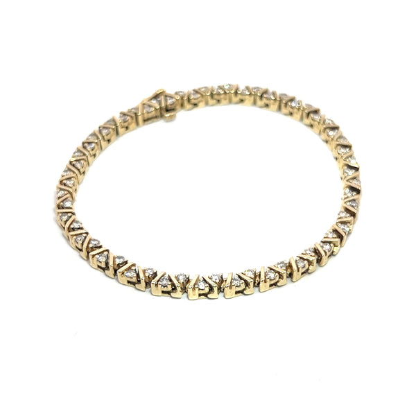 Pre-Owned Diamond Line Bracelet