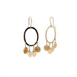 Pre-Owned Oval Dangle Earrings