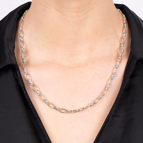 Pre-Owned Two-Tone Link Necklace
