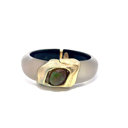 Pre-Owned Alexis Bittar Large Hinged Lucite Bangle