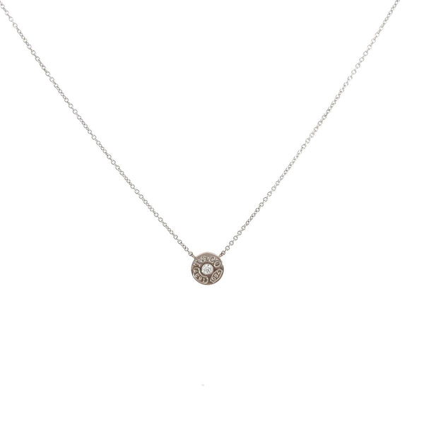 Pre-Owned Tiffany & Co. Diamond Circle Pendant