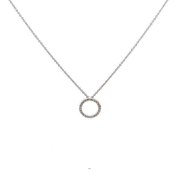 Pre-Owned Diamond Circle Pendant