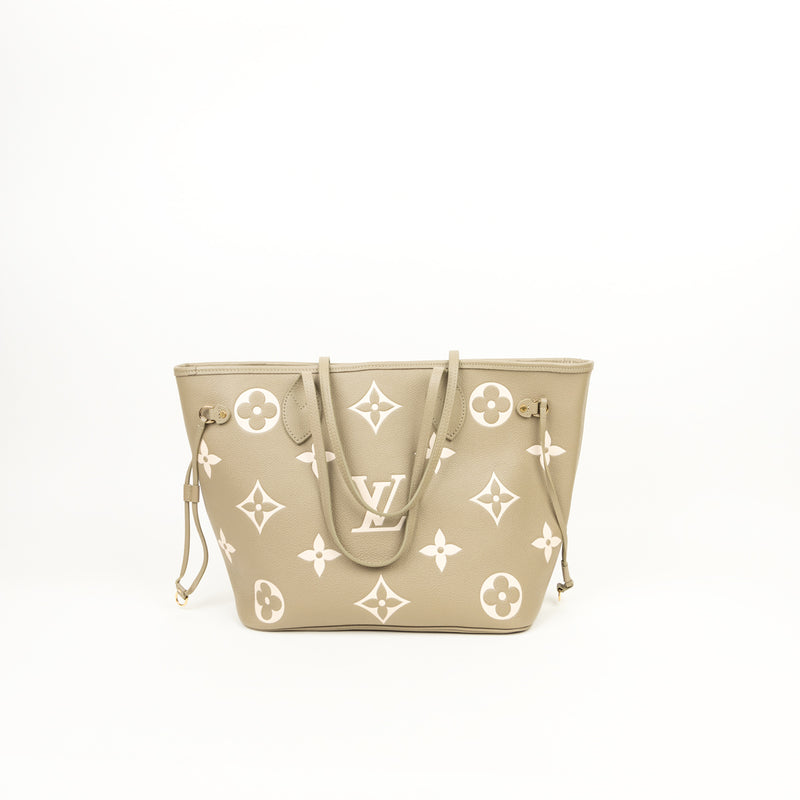 Pre-Owned Louis Vuitton Bi-Color Monogram Empreinte Neverfull MM