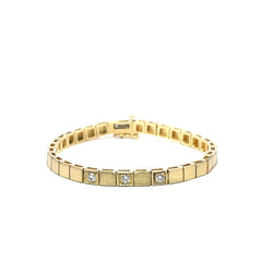 Pre-Owned Three Diamond Bracelet