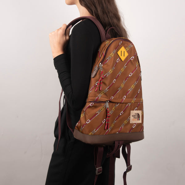 Pre-Owned Gucci x North Face Medium Cognac Backpack