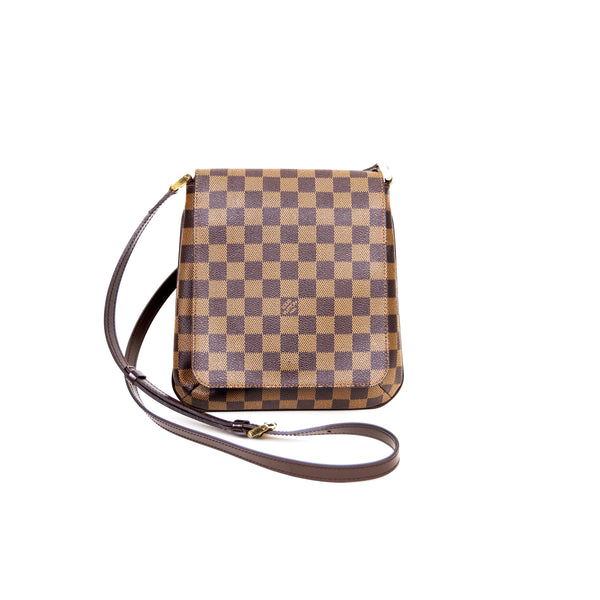 Pre-Owned Louis Vuitton Damier Ebene Mussett PM