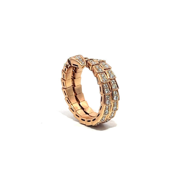 Pre-Owned Bvlgari Serpenti Viper Diamond Ring