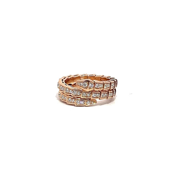 Pre-Owned Bvlgari Serpenti Viper Diamond Ring