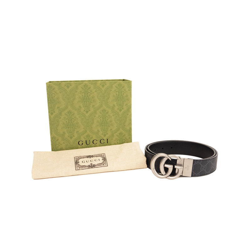 Pre-Owned Gucci GG Marmont Reversible Belt