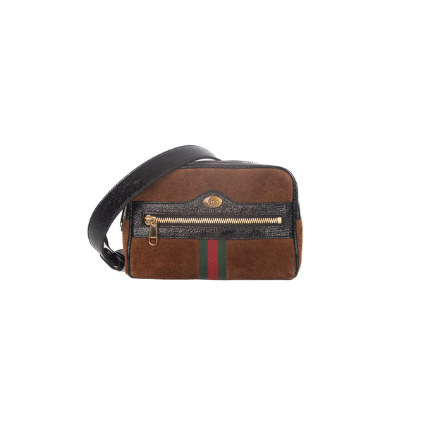 Pre-Owned Gucci Ophidia Suede Belt Bag