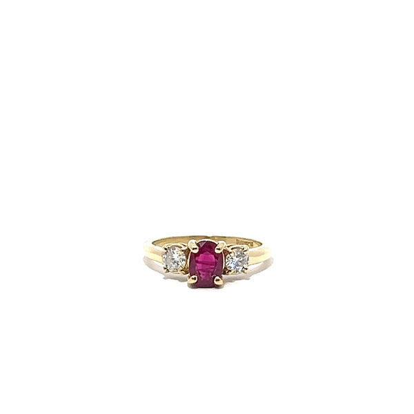 Pre-Owned Ruby and Diamond Ring