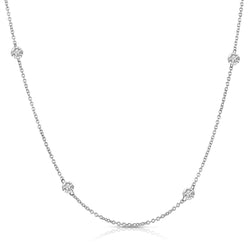 Michael Werdiger Diamond Station Necklace