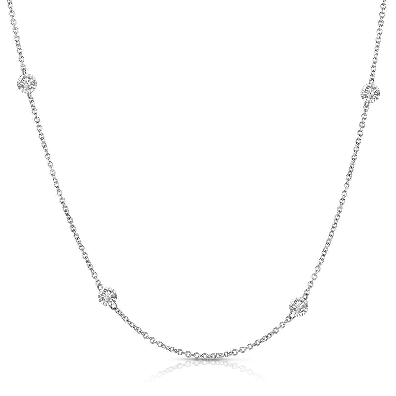 Michael Werdiger Diamond Station Necklace