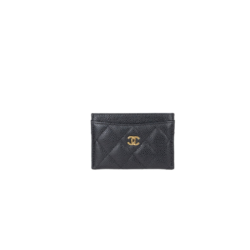 Pre-Owned Chanel Caviar Classic Card Holder