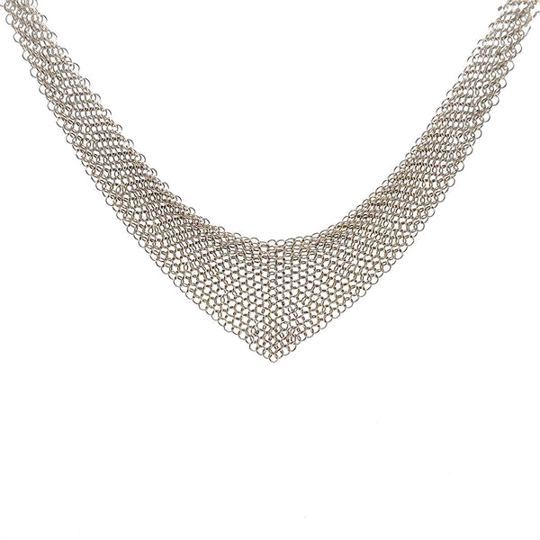 Pre-Owned Tiffany & Co. Elsa Peretti Mesh Bib Necklace