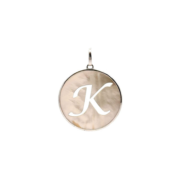 Pre-Owned Ippolita Mother of Pearl Large "K" Charm