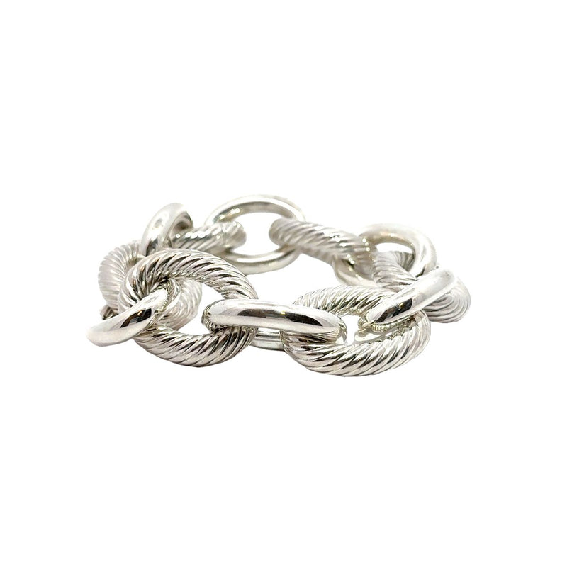 Pre-Owned David Yurman Extra Large Oval Link Chain Bracelet