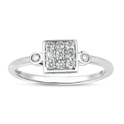 Michael Werdiger Diamond Cluster Top Ring