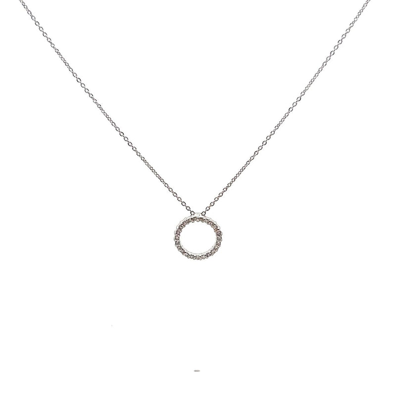 Pre-Owned Diamond Circle Pendant