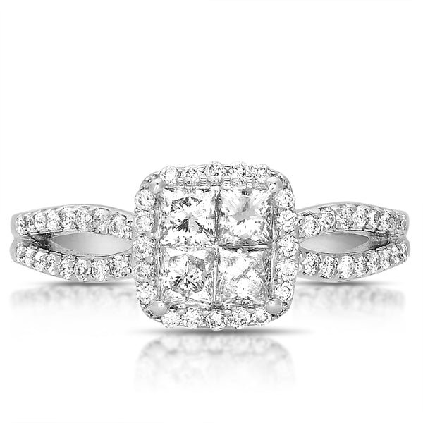 Michael Werdiger Diamond Cluster Top Ring