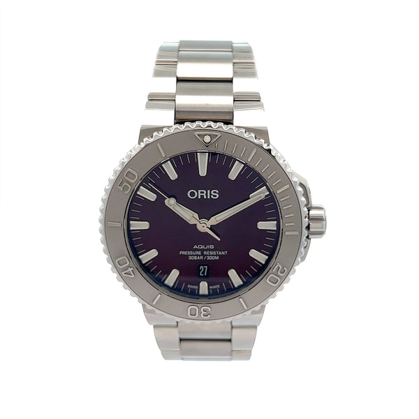 Pre-Owned Oris Aquis Date Relief Watch